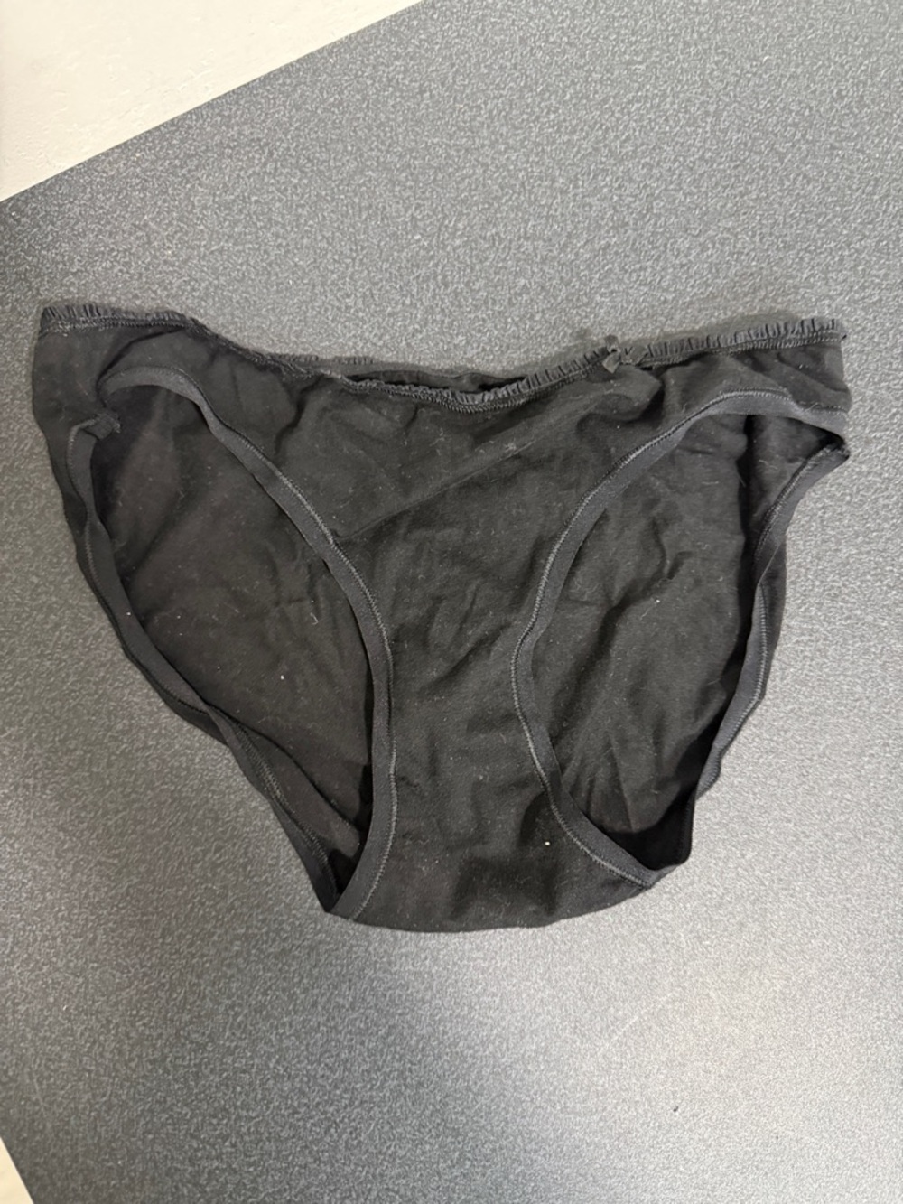 Black Women's Cotton Bikini Panties